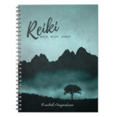 自然霊気マスター及びヨガ仲介インストラクター ノートブック (正面)