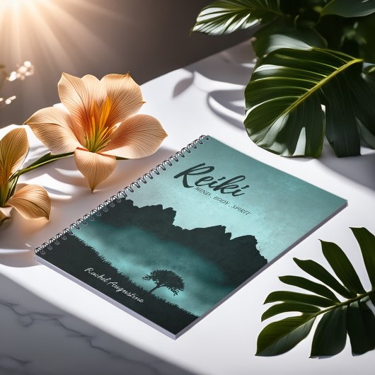 自然霊気マスター及びヨガ仲介インストラクター ノートブック