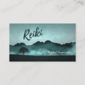 自然霊気マスター及びヨガ仲介インストラクター 名刺 (正面)