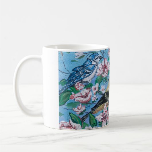 自然青 コーヒーマグカップ (左)