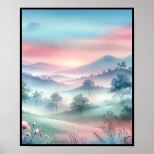 自然風景ポスター ポスター (正面)