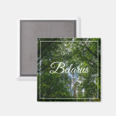 自然風景林ベラルーシ磁石 マグネット (正面/裏面)