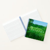 自然風景緑野林 ノートブック (内部)
