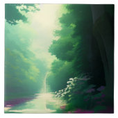 自然風景装飾 タイル (正面)