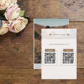 自然馬写真結婚のQR Cdエンクロージャカード エンクロージャーカード