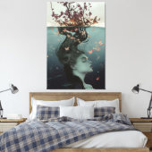 自然魔女 キャンバスプリント (インサイチュ (寝室))