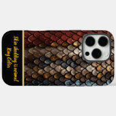 自然鮮やかのカタツムカチ模様 Case-Mate iPhoneケース (裏面 (横))