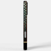 自然鮮やかの芸術を明らかにするヘビ革 Case-Mate iPhoneケース (裏面 / 右)