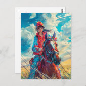 自然鮮やかの輝きにおけるアニメの冒険 ポストカード (正面/裏面)