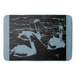 「自然鳥黒変え写真」 バスマット