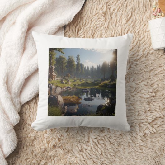 自然10. クッション (ブランケット)