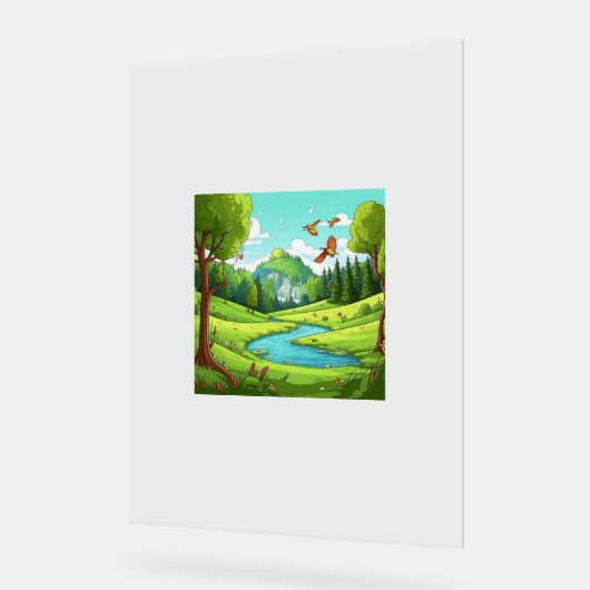 自然15. アクリルサイン (傾斜)