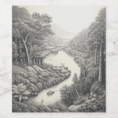 自然16. ワインラベル (シングルラベル)