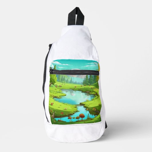 自然18. スリングバッグ (正面)