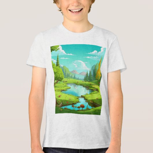 自然18. トライブレンドTシャツ (正面)