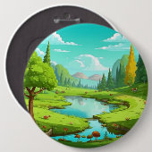 自然18. 缶バッジ (正面&裏面)