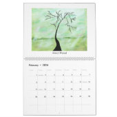 自然2012枚の巨大なカレンダーのファインアートの絵画 カレンダー (2月 2026)