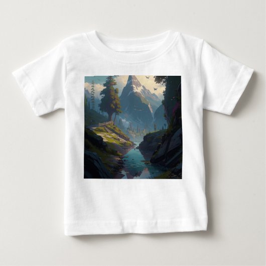 自然20。 ベビーTシャツ (正面)