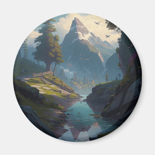 自然20。 マグネット (正面)