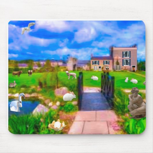 自然3 マウスパッド (正面)