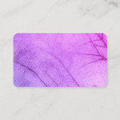 自然・アート・ブルー・パープルツリー 名刺 (裏面)