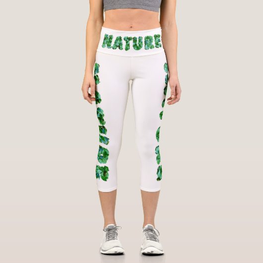 自然 カプリレギンス (正面)