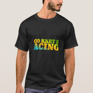 自然・カラーで設計されたゴーカート・レース Tシャツ