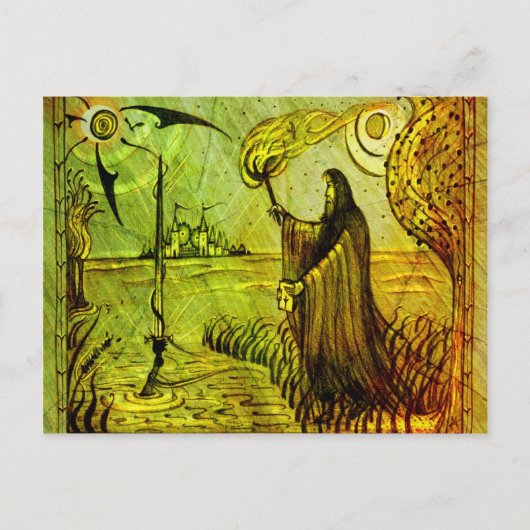 自然・カードで賢い ポストカード (正面)