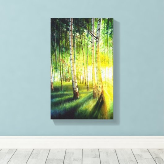 自然 キャンバスプリント (インサイチュ (ウッドフロア))