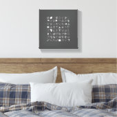 自然 – キャンバス上のアート キャンバスプリント (インサイチュ (寝室))