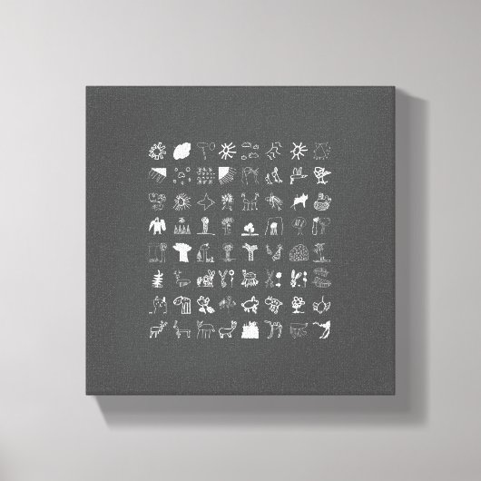 自然 – キャンバス上のアート キャンバスプリント (正面)