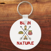 自然 キーホルダー (正面)