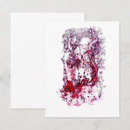 自然 サンキューカード (正面/裏面)