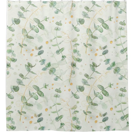 自然 シャワーカーテン (正面)