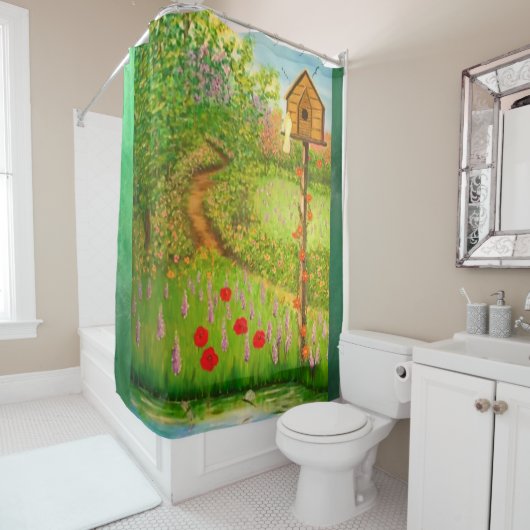 自然 シャワーカーテン (インサイチュ)