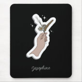 自然&シンプルイラストレーション マウスパッド (正面)