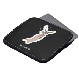 自然&シンプルイラストレーション ラップトップスリーブ