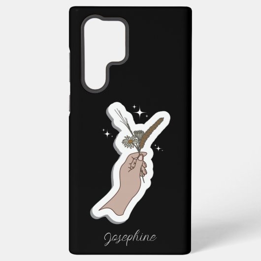 自然&シンプルイラストレーション SAMSUNG GALAXYケース (裏面)