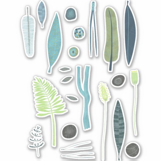 自然 シール (正面)