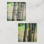 自然 スクエア名刺 (正面/裏面)