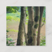 自然 スクエア名刺 (裏面)