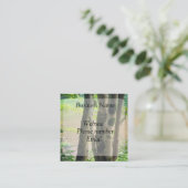 自然 スクエア名刺 (スタンド正面)