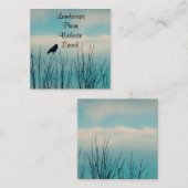 自然 スクエア名刺 (正面/裏面)