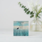 自然 スクエア名刺 (スタンド正面)