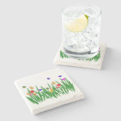 自然 ストーンコースター (横)