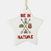 自然 セラミックオーナメント (右)