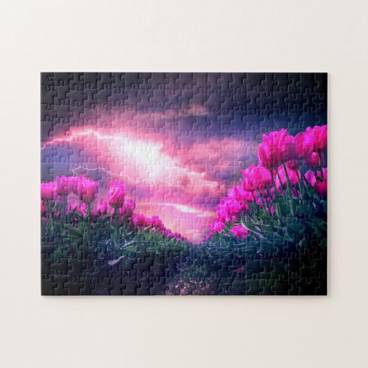 自然 – チューリップ – 美 ジグソーパズル (横)