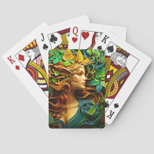 自然 トランプ (裏面)