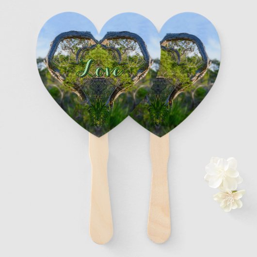 自然 ハンドファン (正面&裏面)