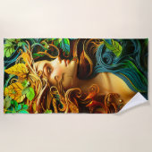 自然 ビーチタオル (正面)